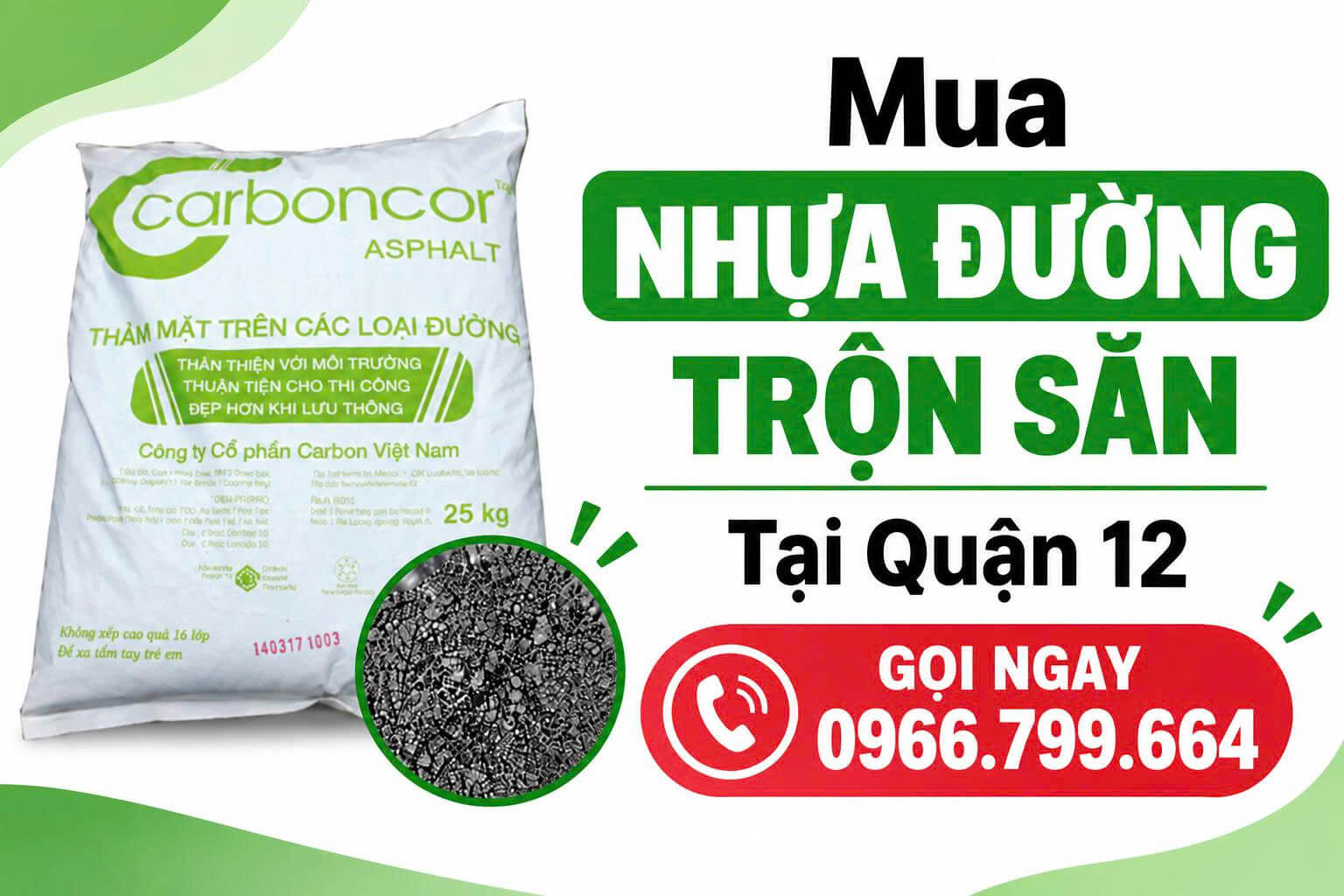 Mua Nhựa Đường Trộn Sẵn Tại Quận 12