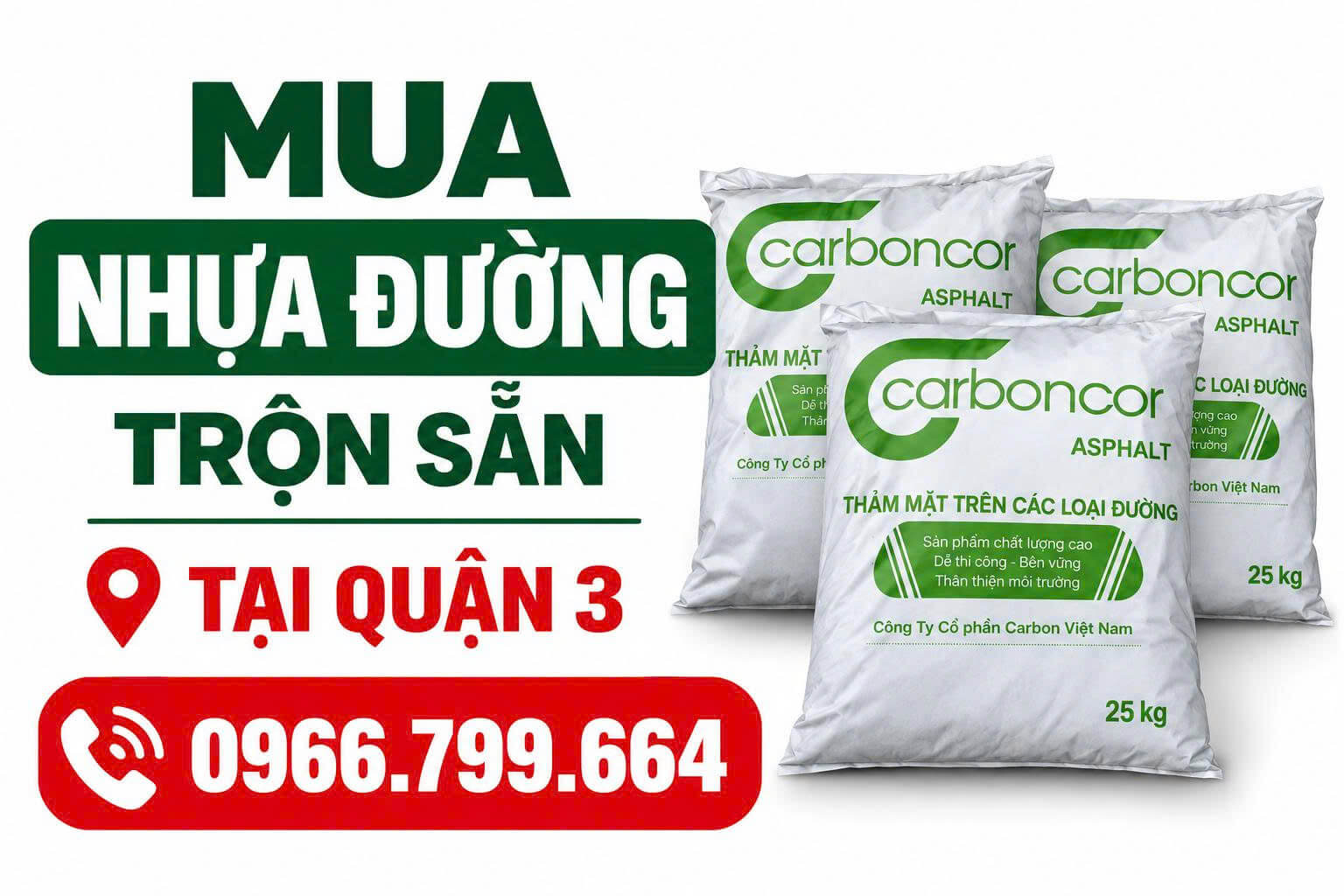 Mua Nhựa Đường Trộn Sẵn Tại Quận 3