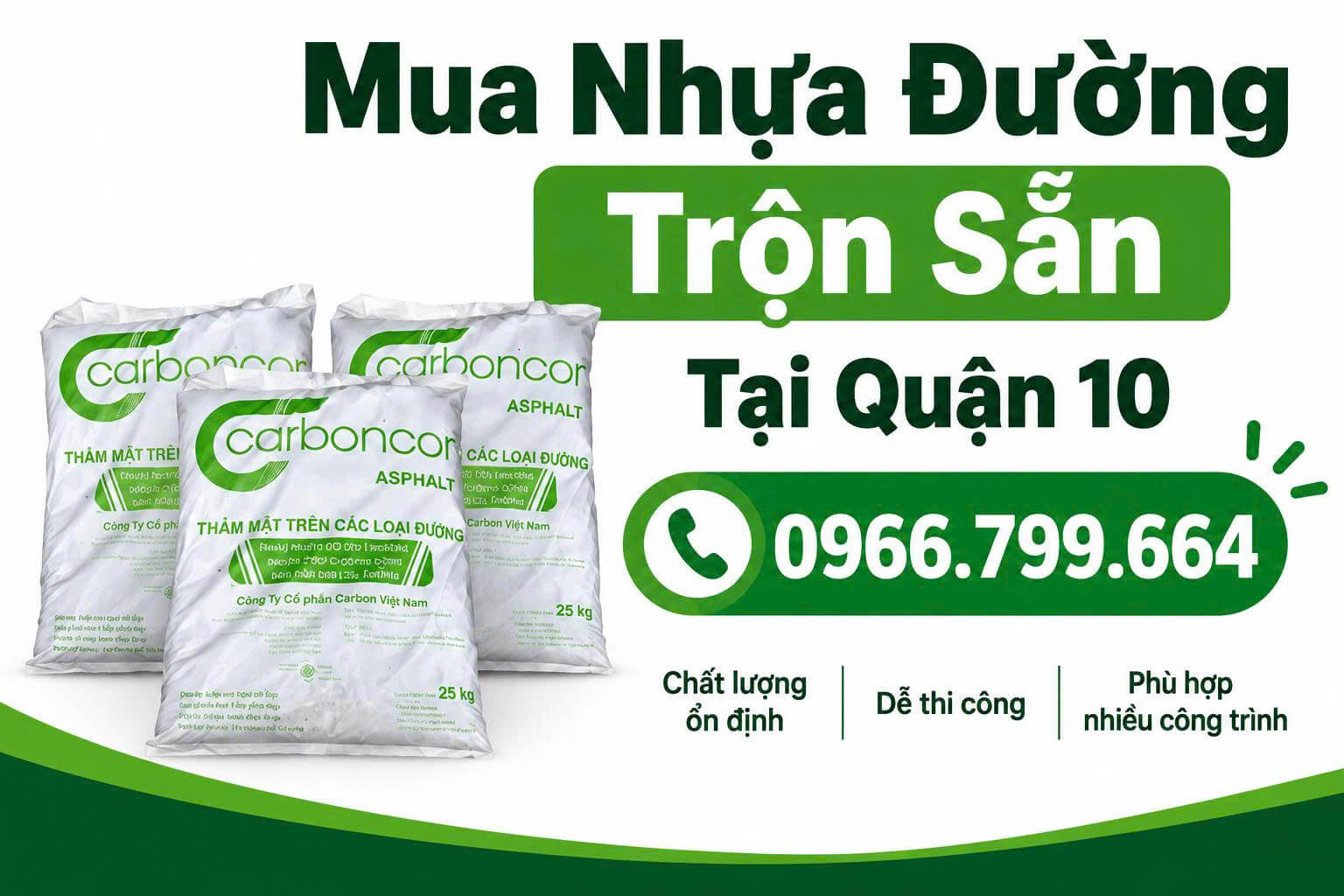 Mua Nhựa Đường Trộn Sẵn ở Quận 10
