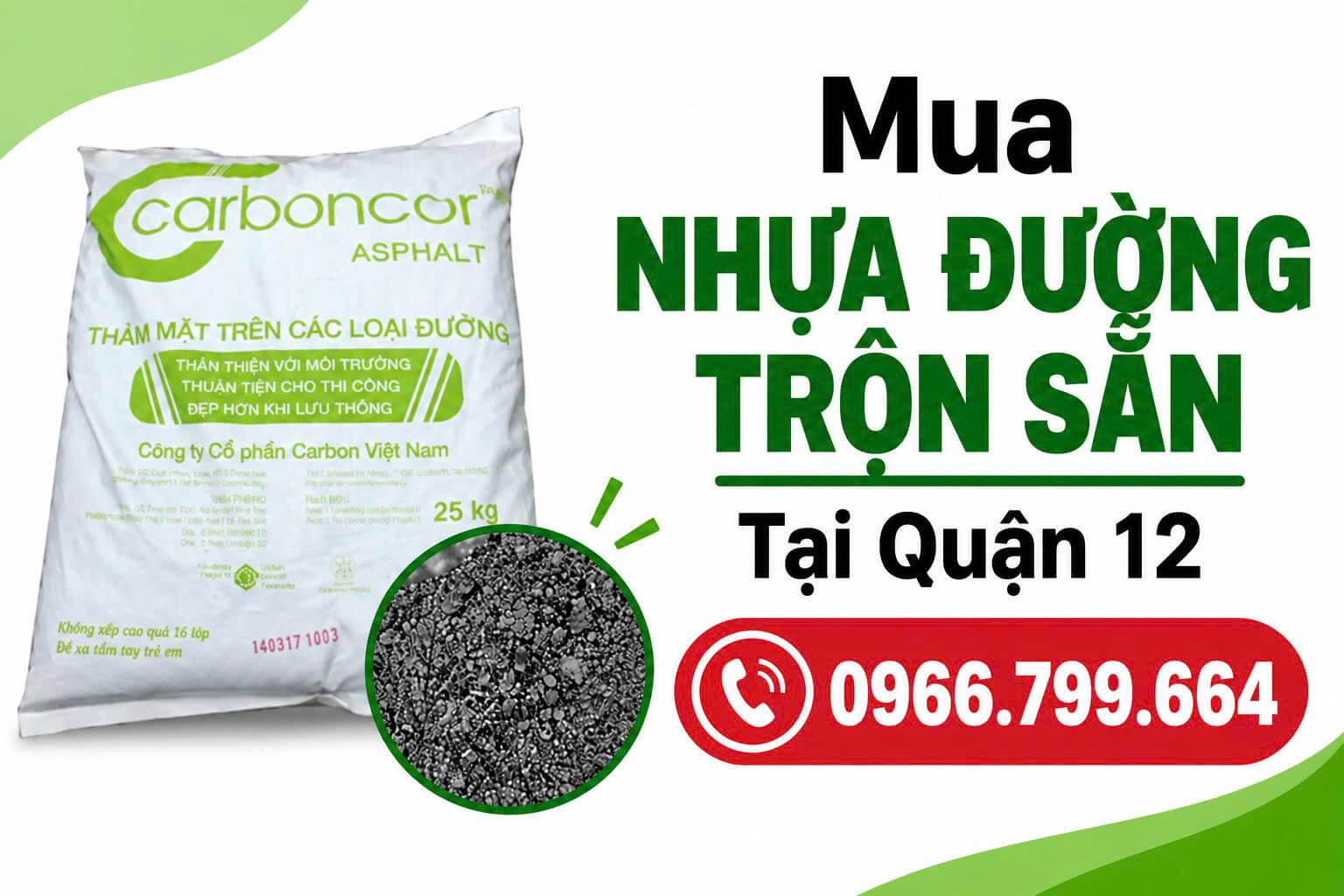 Mua Nhựa Đường Trộn Sẵn ở Quận 12