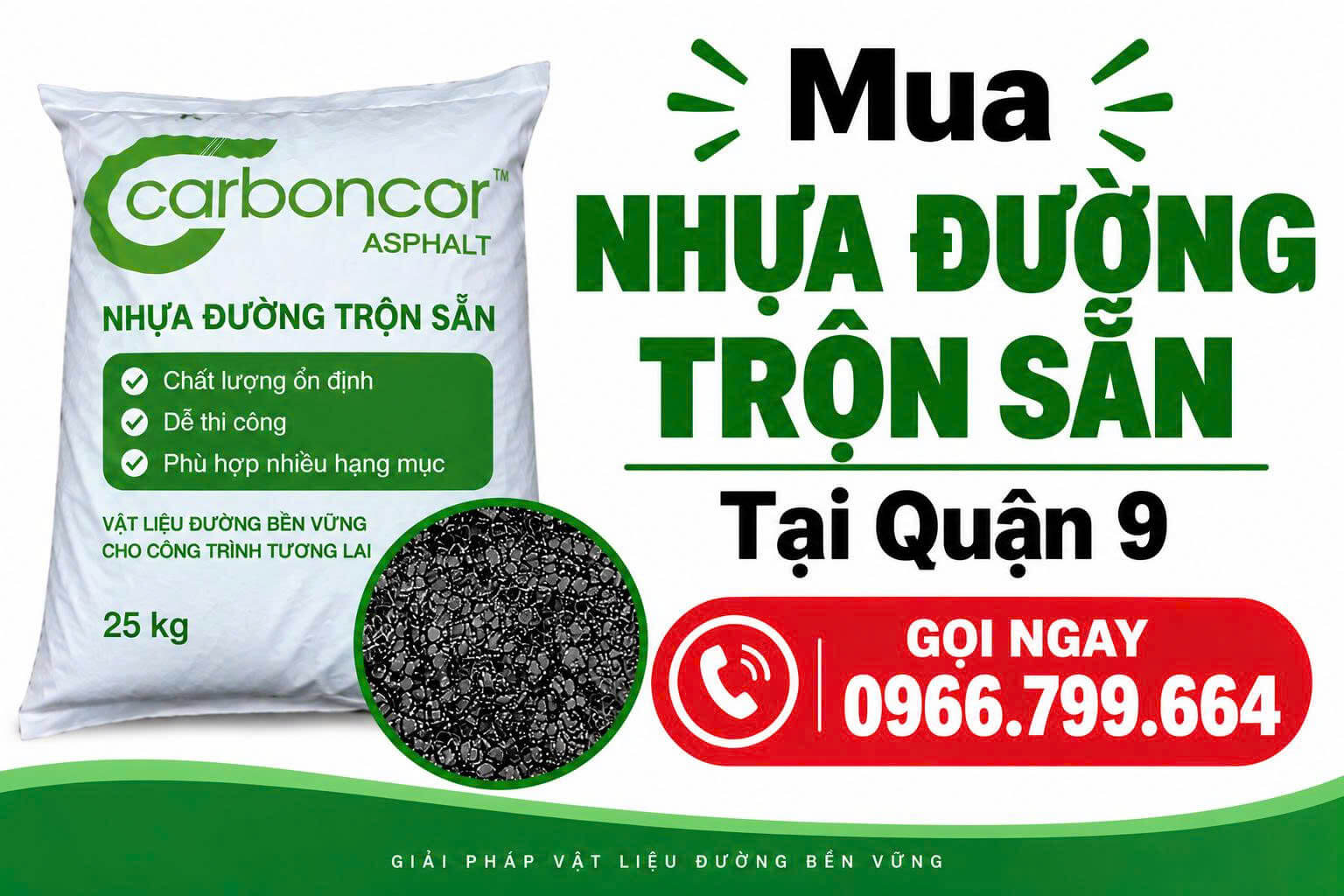 Mua Nhựa Đường Trộn Sẵn ở Quận 9