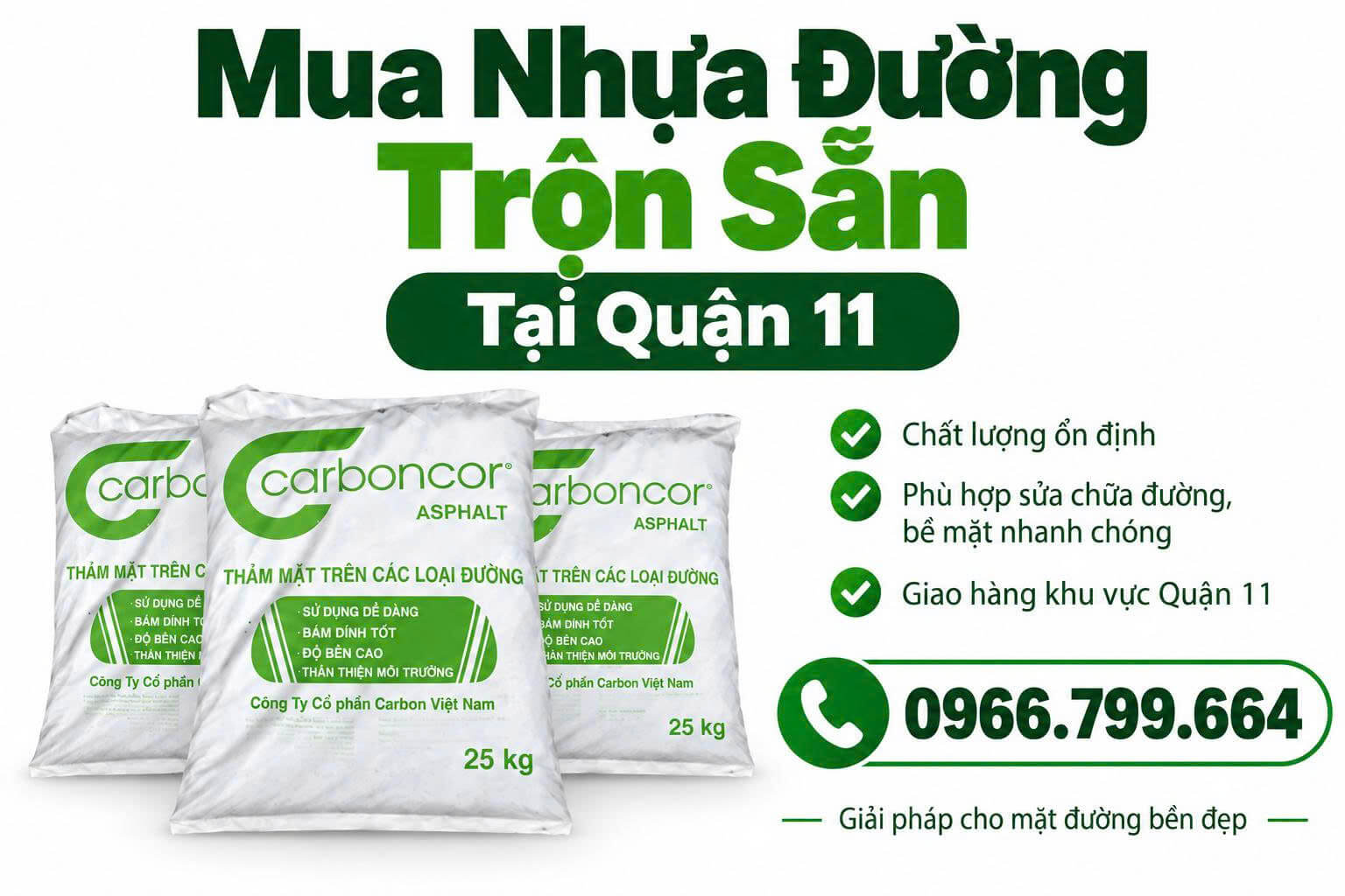Mua Nhựa Đường Trộn Sẵn ở Tại Quận 11