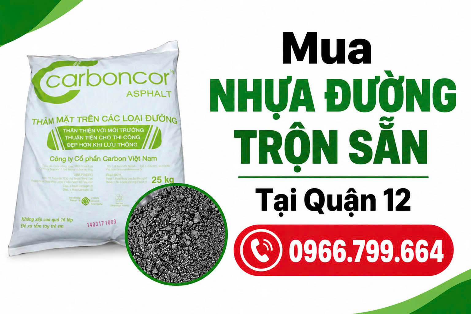 Mua Nhựa Đường Trộn Sẵn ở Tại Quận 12