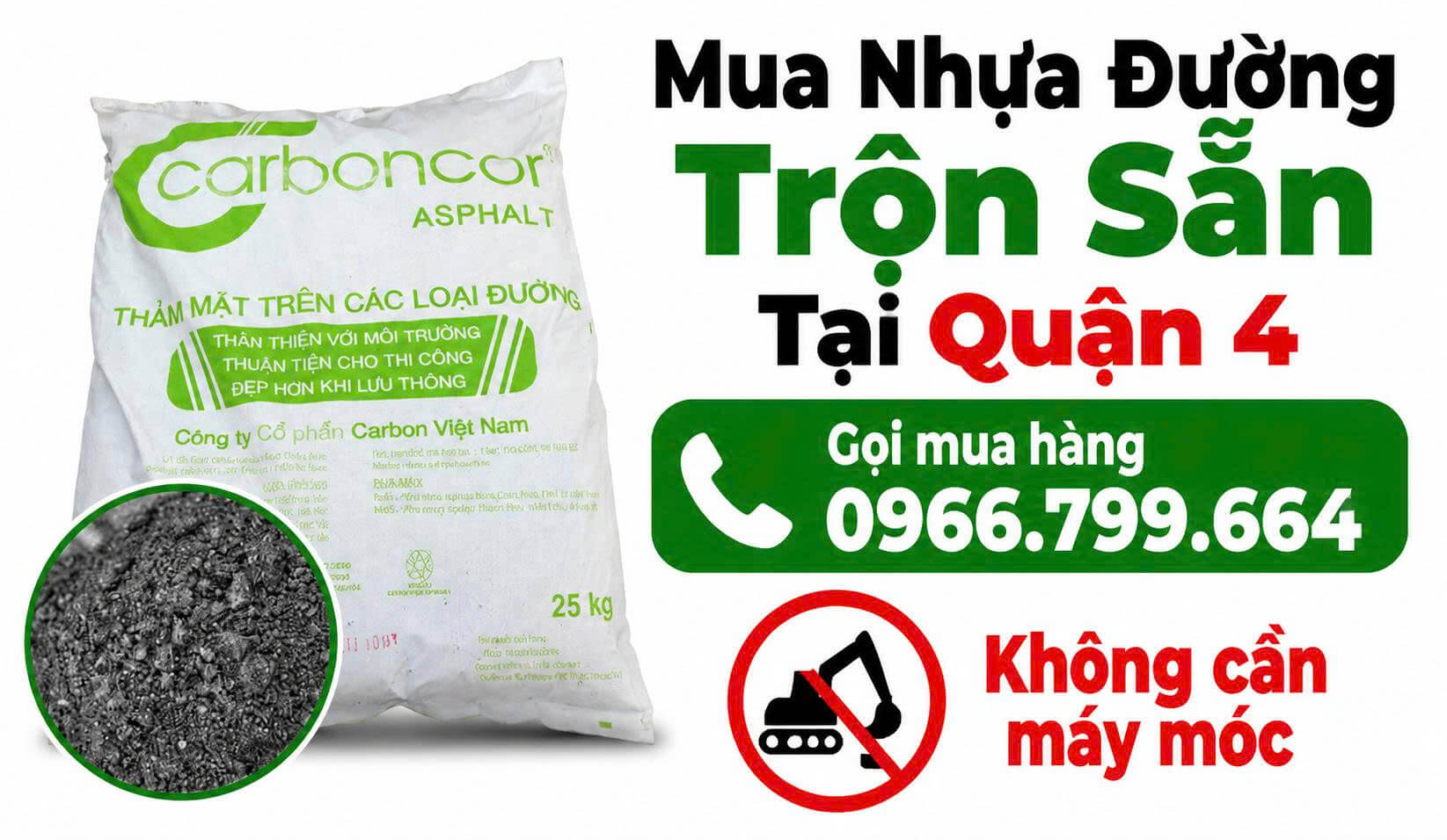 Mua Nhựa Đường Trộn Sẵn ở Tại Quận 4