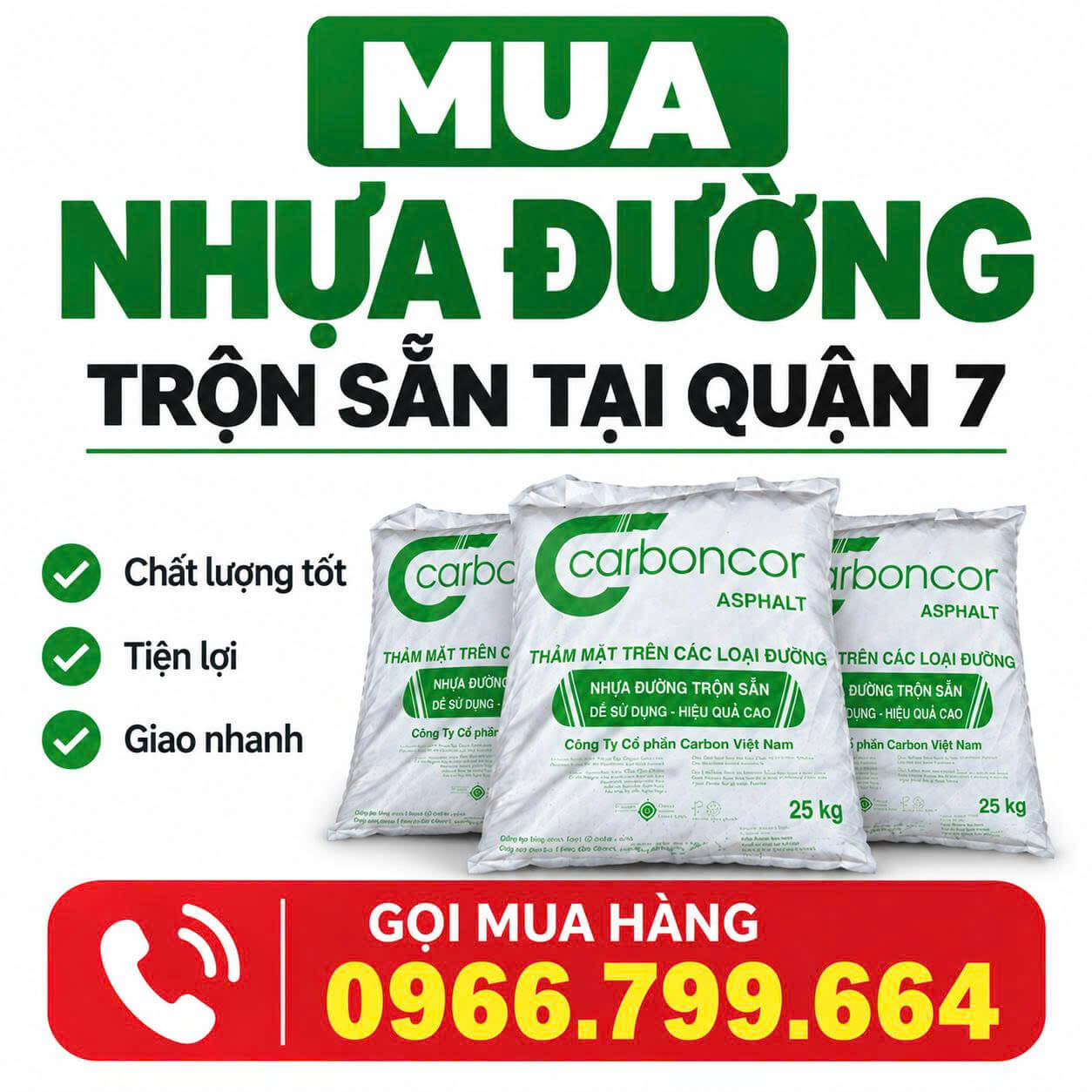 Mua Nhựa Đường Trộn Sẵn ở Tại Quận 7