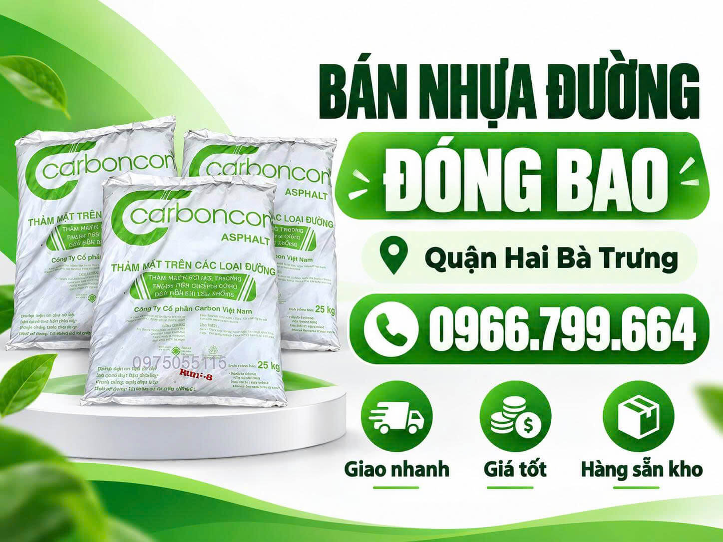 Bán Nhựa Đường Đóng Bao Hai Bà Trưng