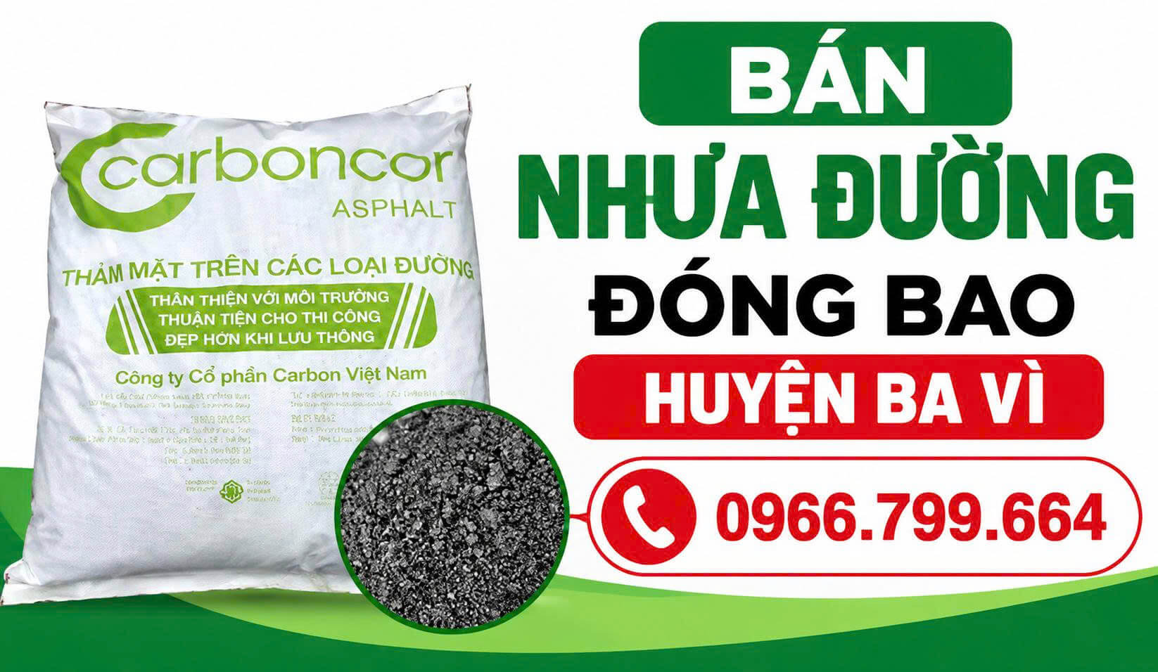 Bán Nhựa Đường Đóng Bao Huyện Ba Vì