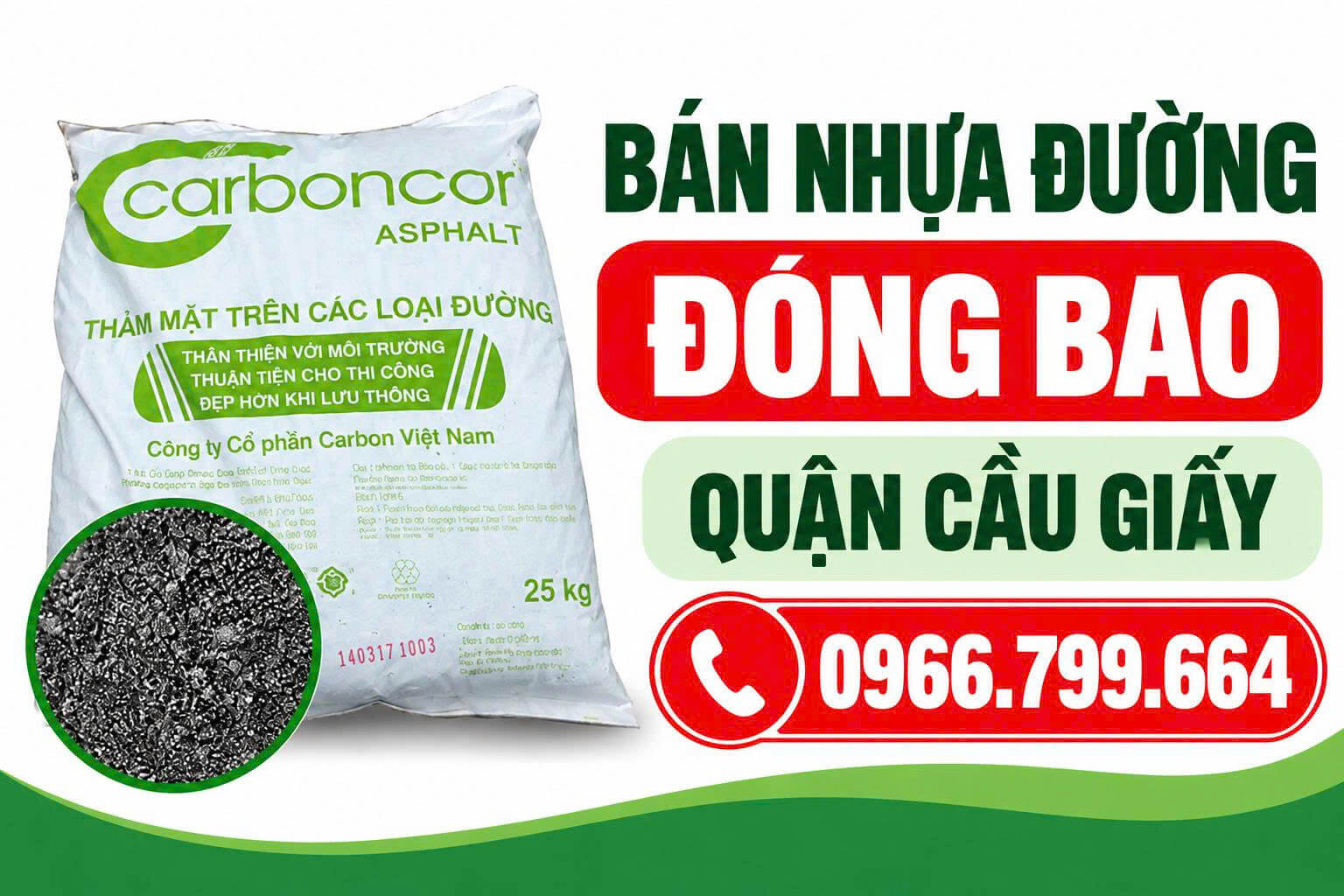 Bán Nhựa Đường Đóng Bao Tại Cầu Giấy