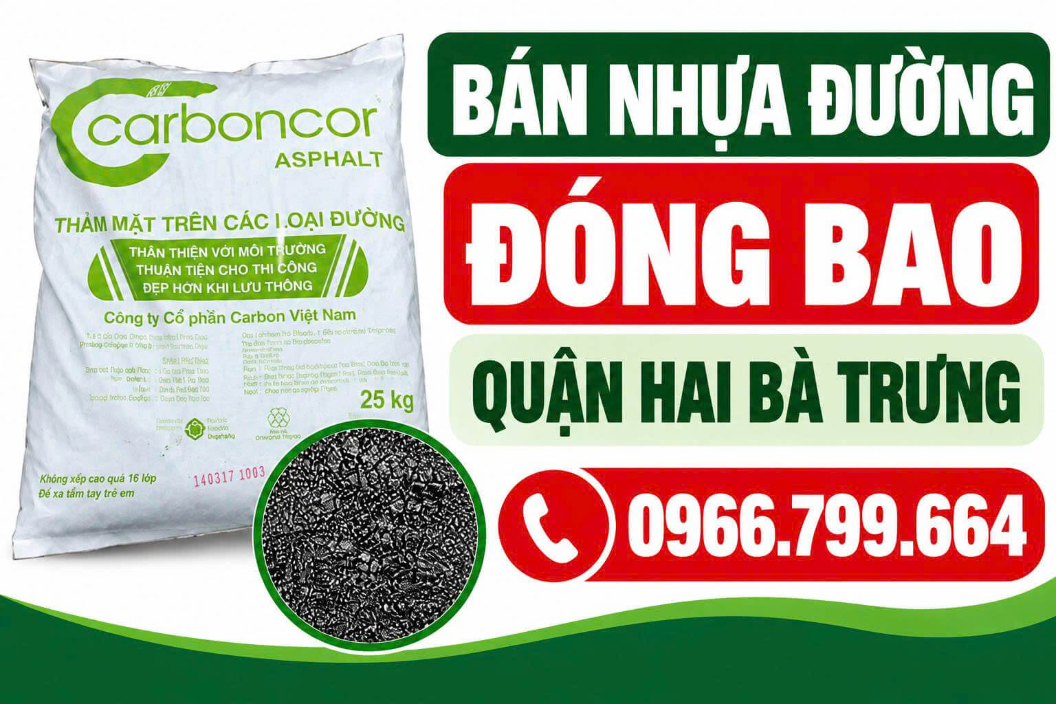 Bán Nhựa Đường Đóng Bao Tại Hai Bà Trưng