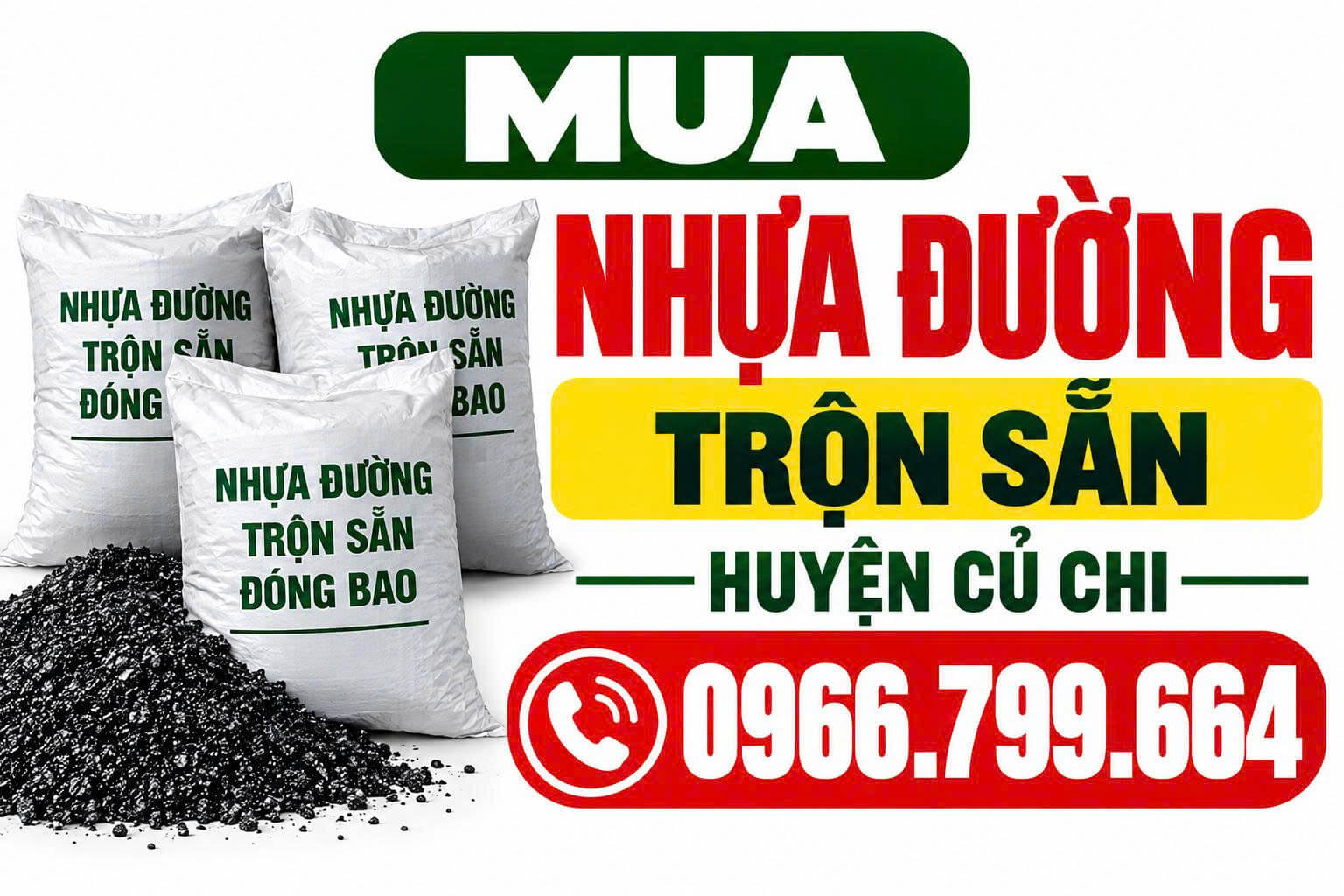 Mua Nhựa Đường Trộn Sẵn Củ Chi