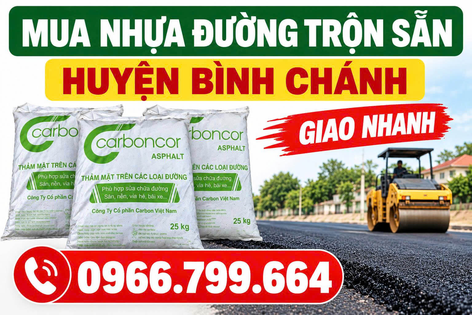 Mua Nhựa Đường Trộn Sẵn Tại Bình Chánh