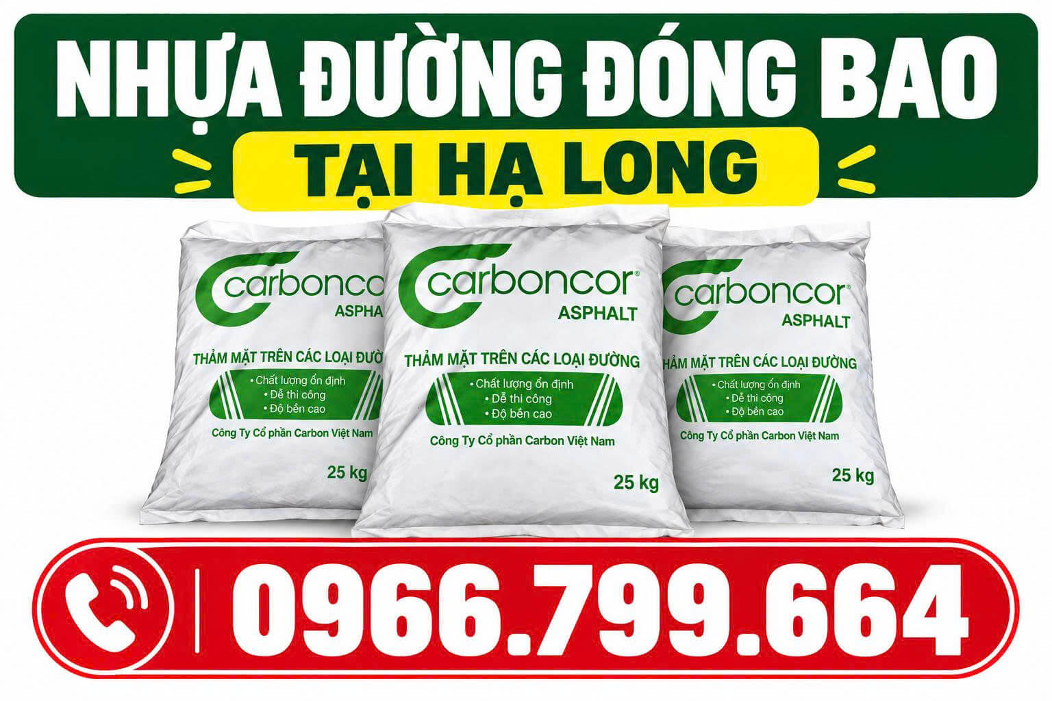 Nhựa Đường Đóng Bao Tại Hạ Long