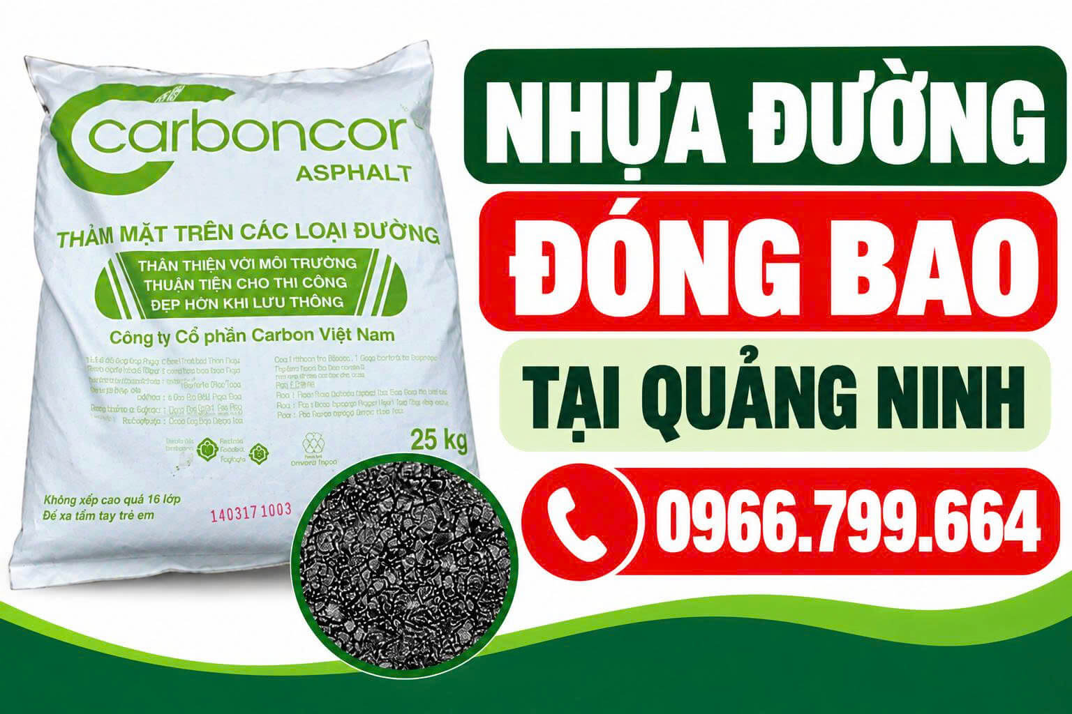 Nhựa Đường Đóng Bao Tại Quảng Ninh
