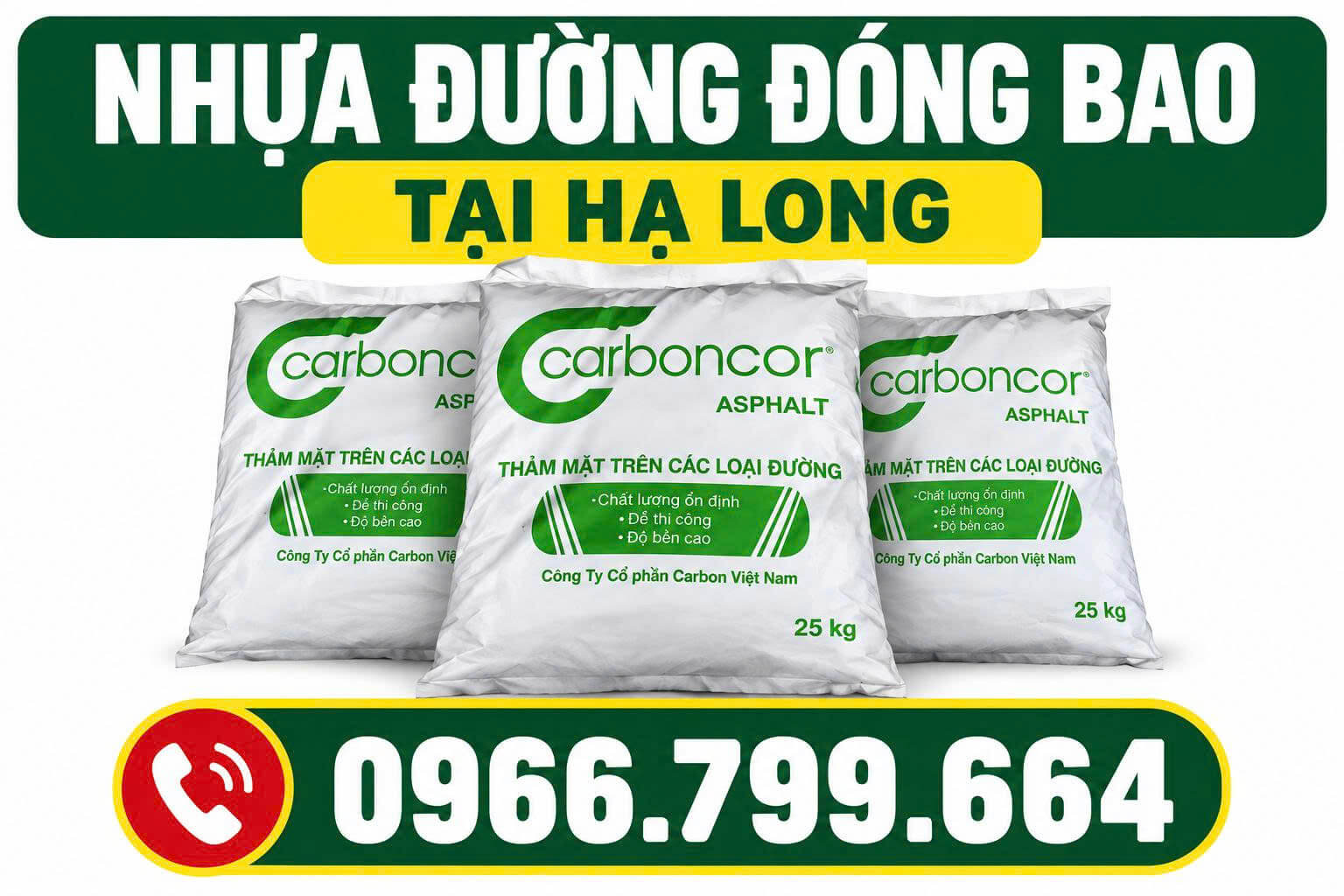 Nhựa Đường Đóng Bao ở Tại Hạ Long